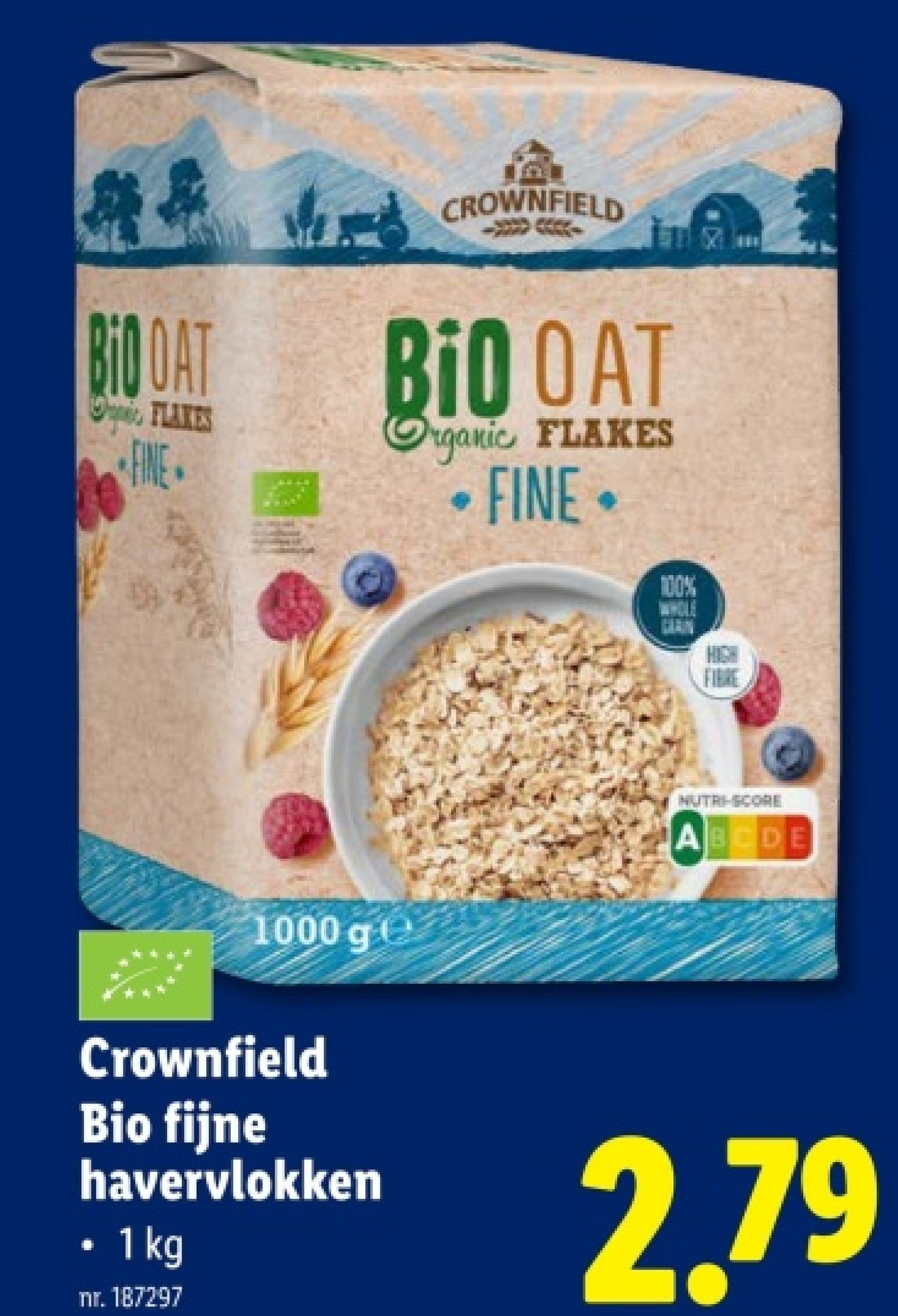 Bio fijne havervlokken