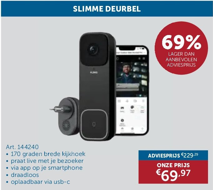 SLIMME DEURBEL