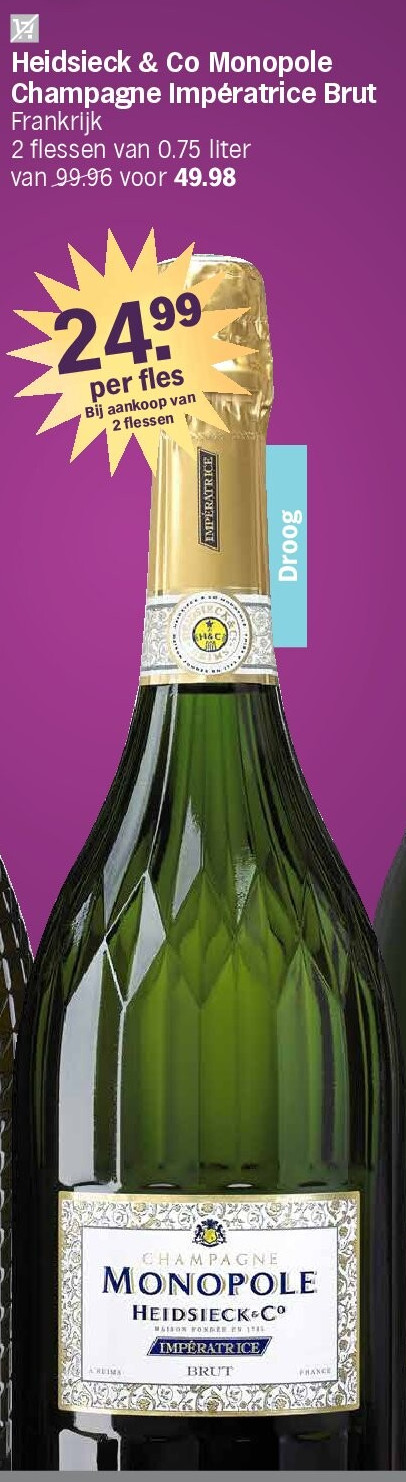 Heidsieck & Co Monopole Champagne Impératrice Brut