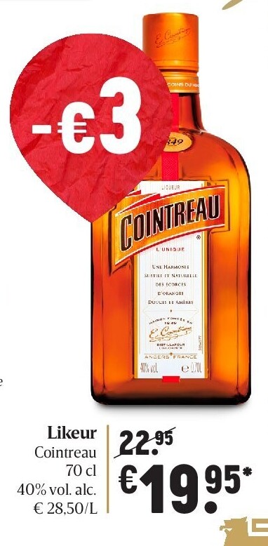 Likeur Cointreau 70 cl