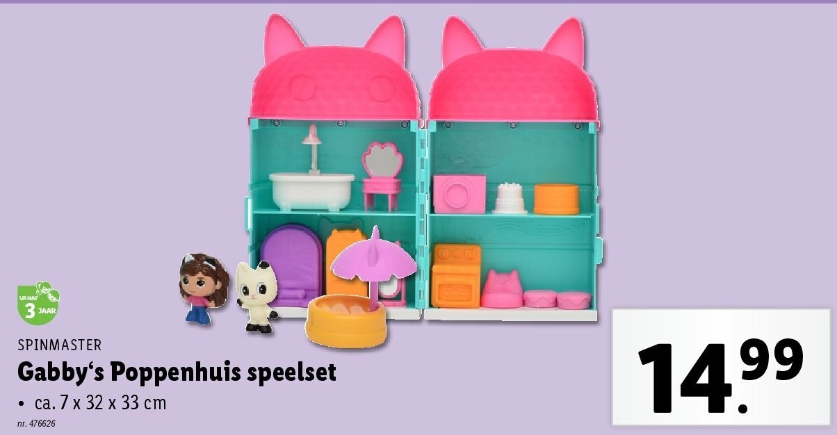 Gabby‘s Poppenhuis speelset