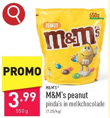 M&M’s peanut