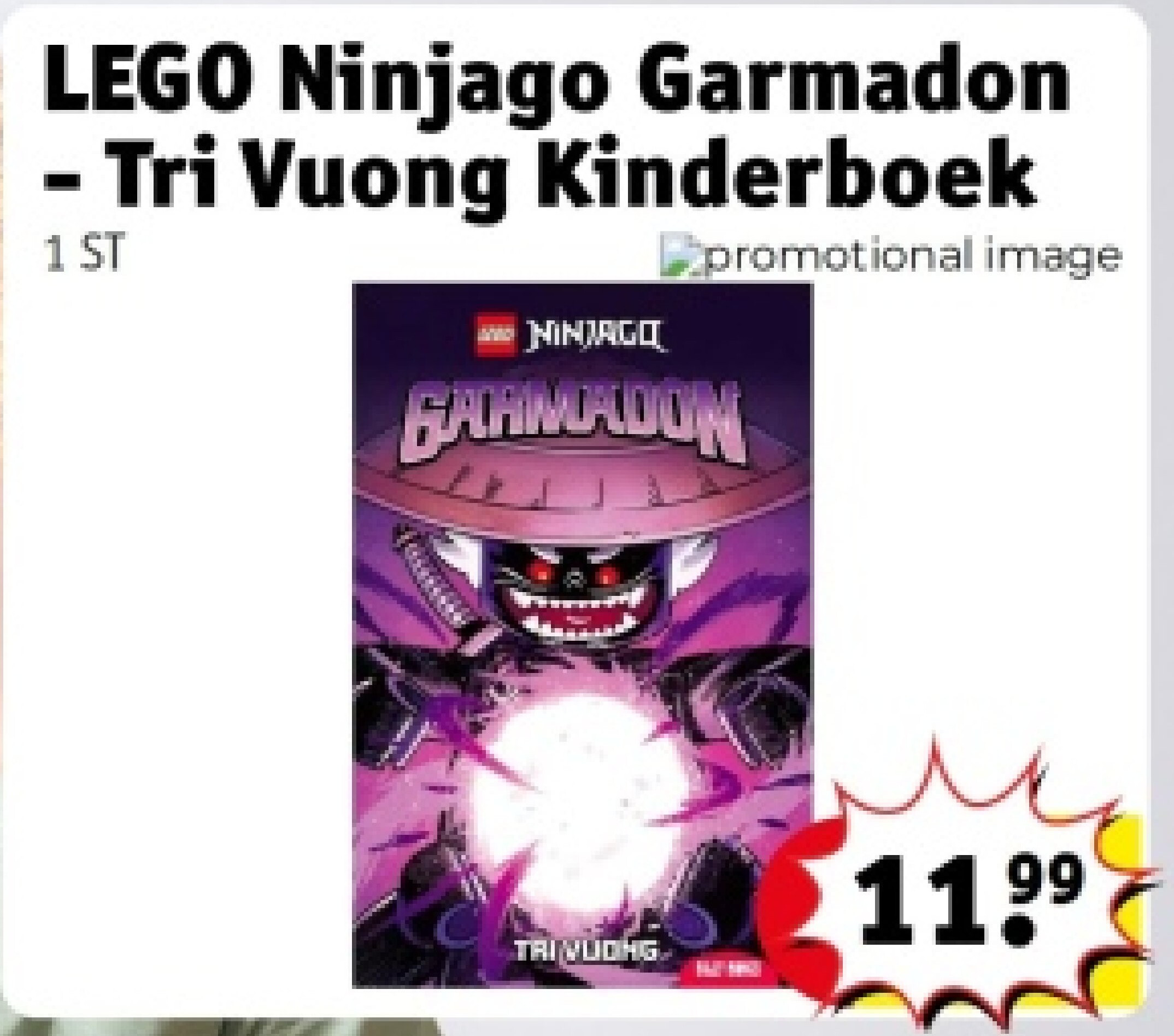 LEGO Ninjago Garmadon - Tri Vuong Kinderboek