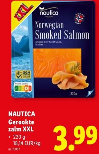 Gerookte zalm XXL