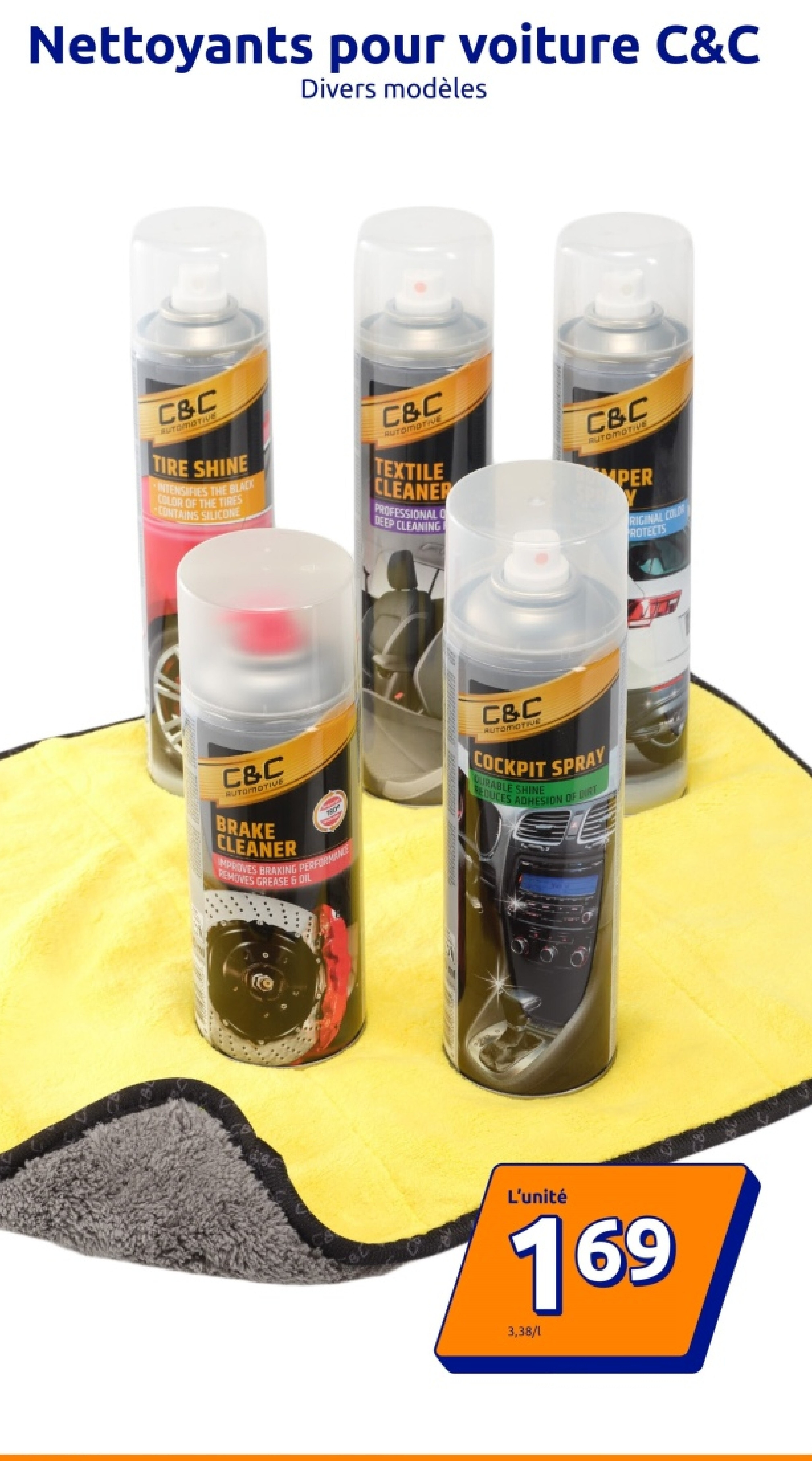 Nettoyants pour voiture C&C