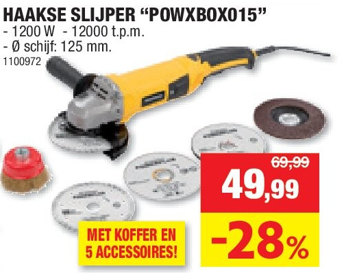 HAAKSE SLIJPER “POWXBOX015”