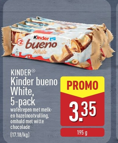 Kinder bueno White, 5-pack