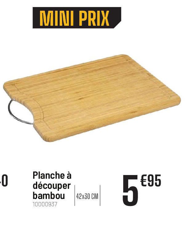 Planche à découper bambou