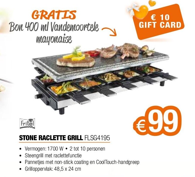 STONE RACLETTE GRILL FLSG4195