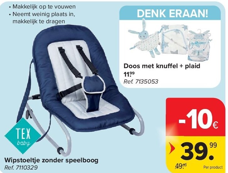 Wipstoeltje zonder speelboog