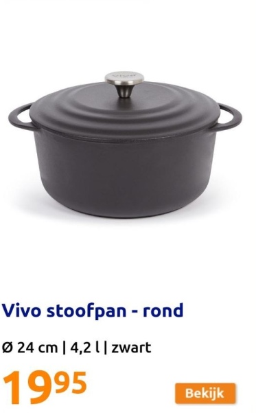 Vivo stoofpan - rond