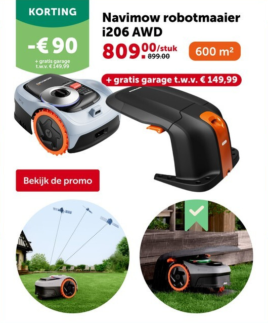 Navimow robotmaaier i206 AWD