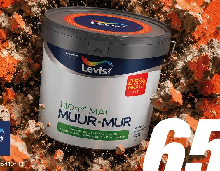 Witte muurverf mat voor binnen