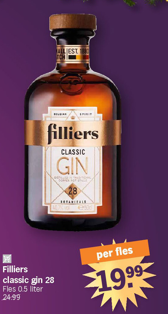 Filliers classic gin 28