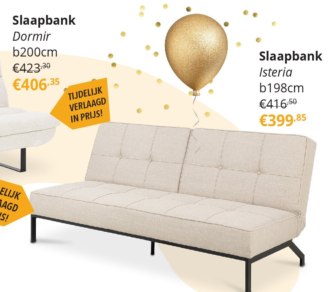 Slaapbank Isteria b198cm