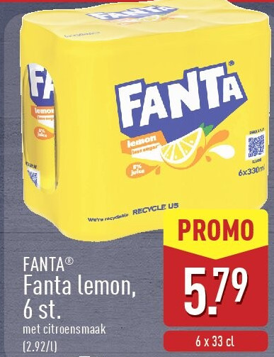 Fanta lemon, 6st.
