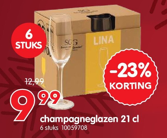 champagneglazen 21 cl