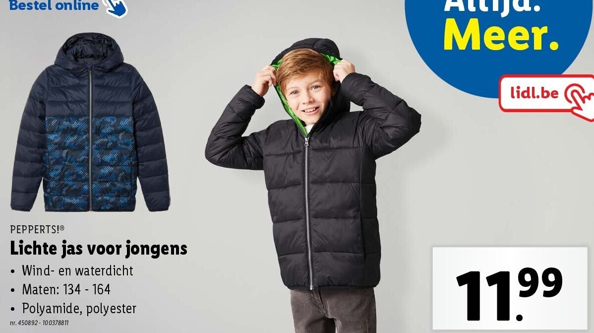 Lichte jas voor jongens