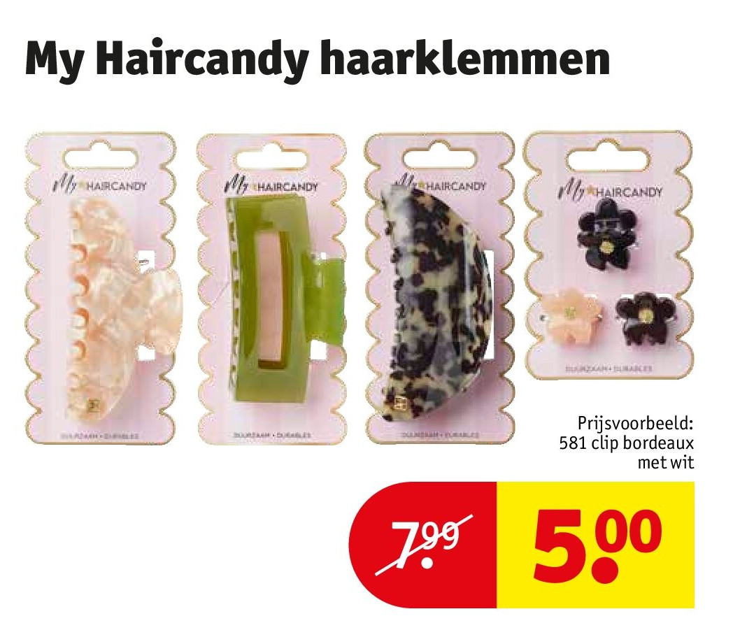 My Haircandy haarklemmen
