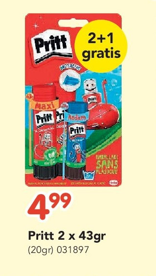 Pritt 2 x 43gr (20gr) 031897