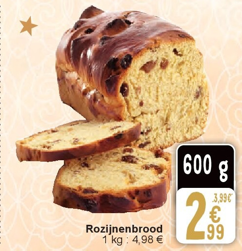 Rozijnenbrood