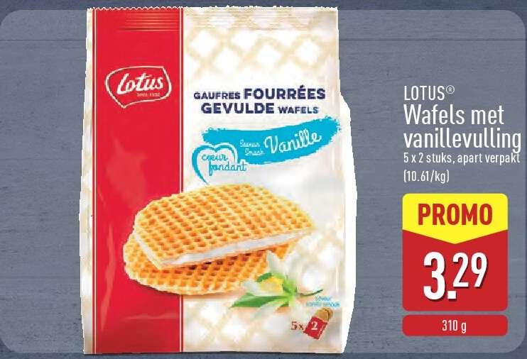 Wafels met vanillevulling