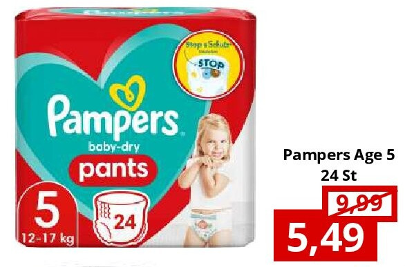 Pampers Age 5 24 St