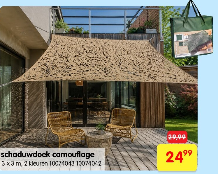 schaduwdoek camouflage