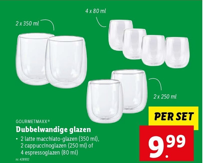 Dubbelwandige glazen