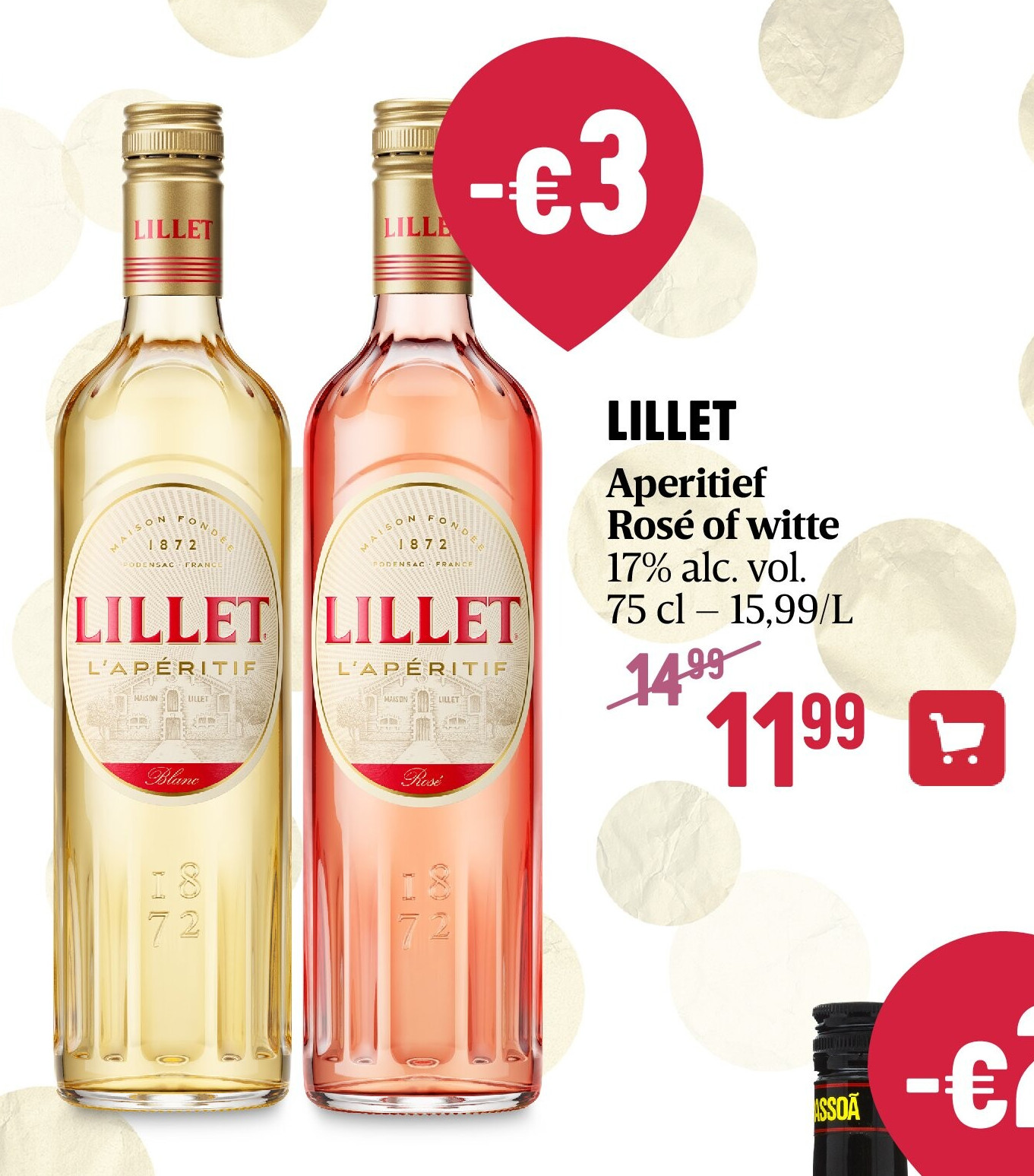 LILLET Aperitief Rosé of witte