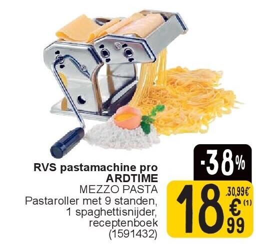 RVS pastamachine pro ARDTIME
