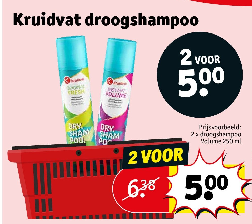 Kruidvat droogshampoo