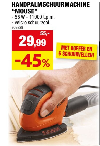 HANDPALMSCHUURMACHINE “MOUSE”