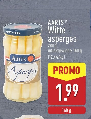 Witte asperges