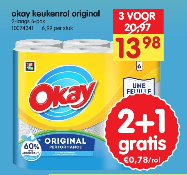 okay keukenrol original