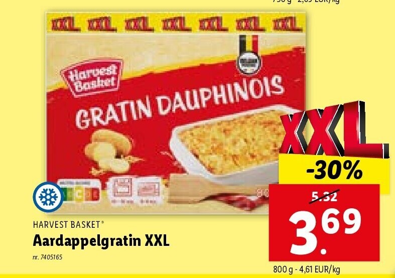 Aardappelgratin XXL