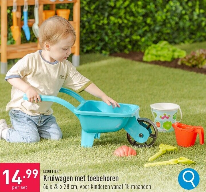 Kruiwagen met toebehoren