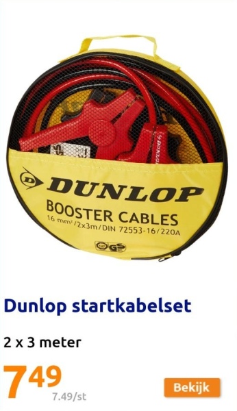 Dunlop startkabelset