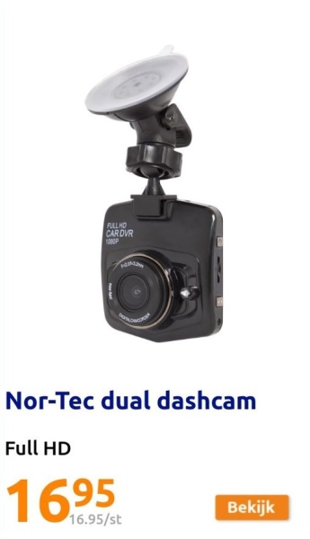 Nor-Tec dual dashcam