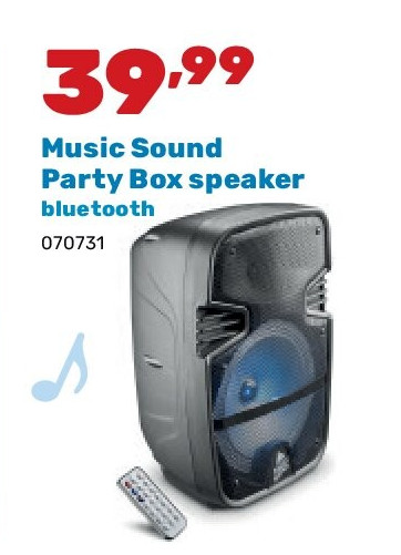 Music Sound Party Box speaker bluetooth