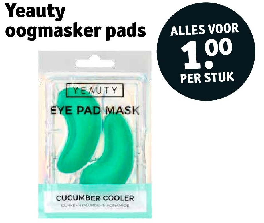 Yeauty oogmasker pads