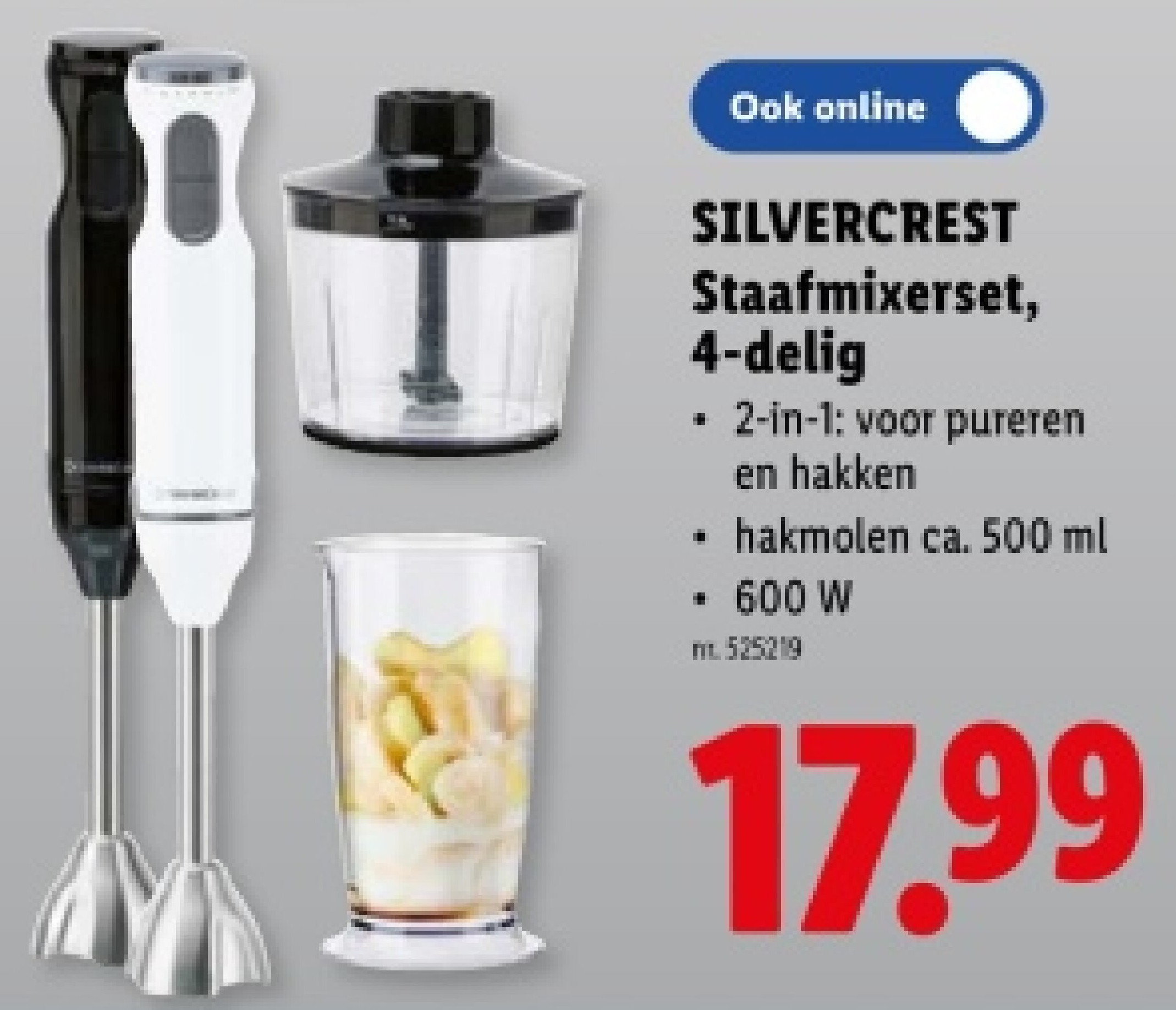 Staafmixerset, 4-delig