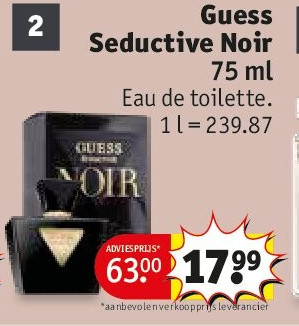 Guess Seductive Noir 75 ml