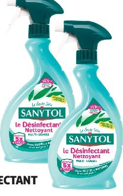 Spray désinfectant nettoyant Sanytol, 500 ml