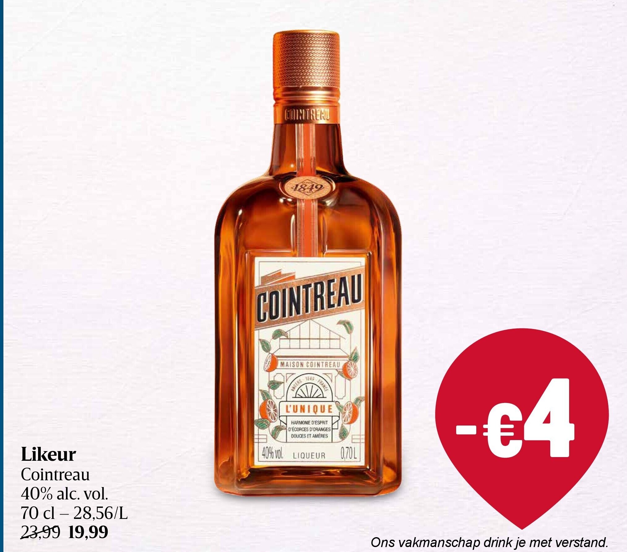 Likeur Cointreau 40% alc. vol. 70 cl