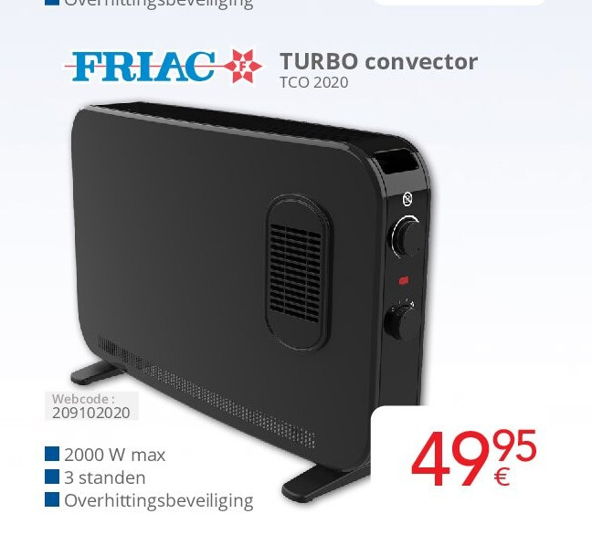 Friac TURBO convector