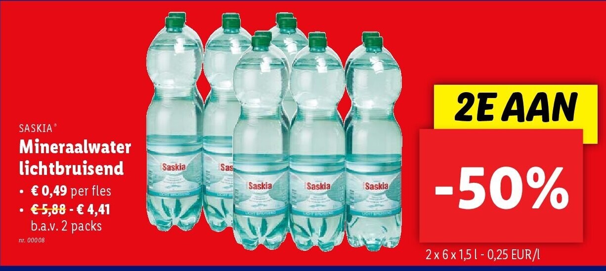 Mineraalwater lichtbruisend