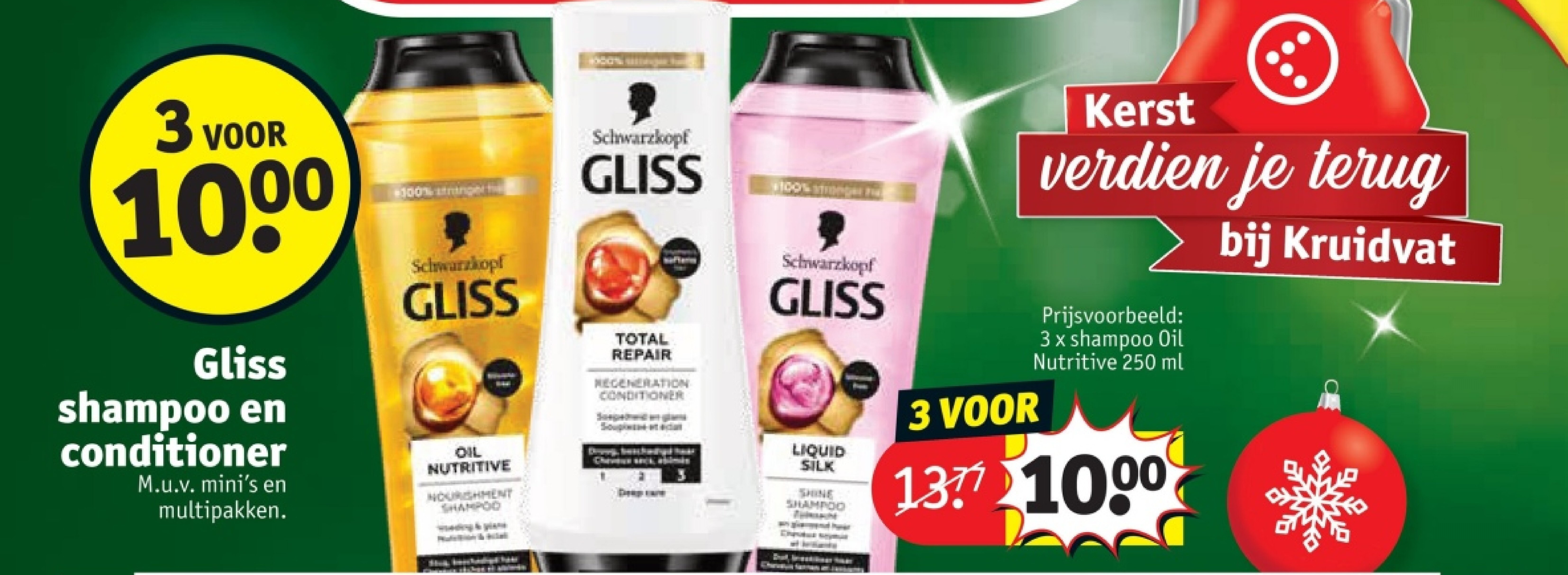 3 x shampoo Oil Nutritive 250 ml