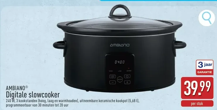 Digitale slowcooker
