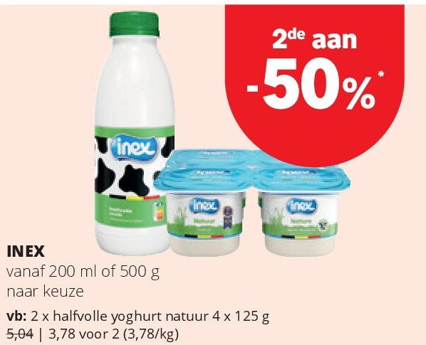 INEX vanaf 200 ml